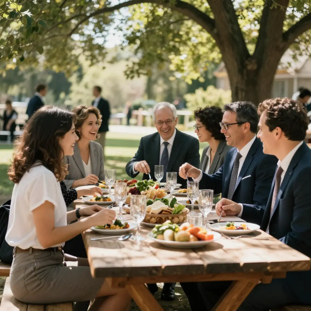 Kurumsal şirket pikniği organizasyonu İstanbul - Açık havada profesyonel ekip yemeği ve outdoor etkinlik alanı.