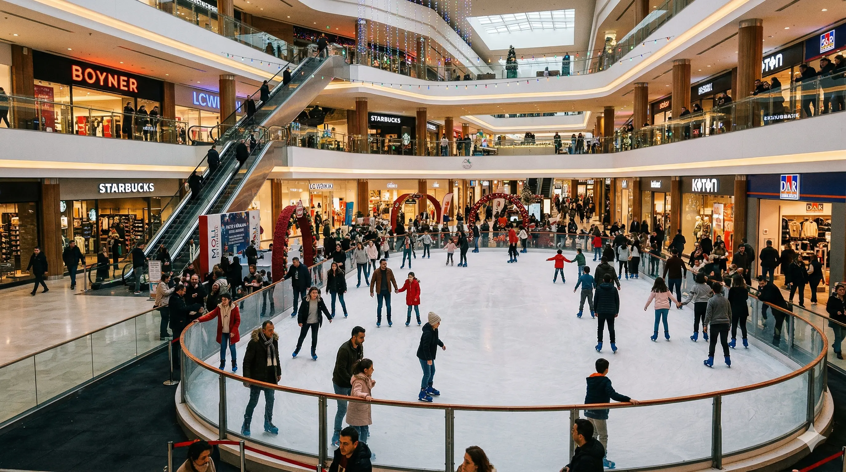 İstanbul mobil buz pisti kiralama ve kurulumu - AVM ve okullar için sentetik veya gerçek buz seçenekleri