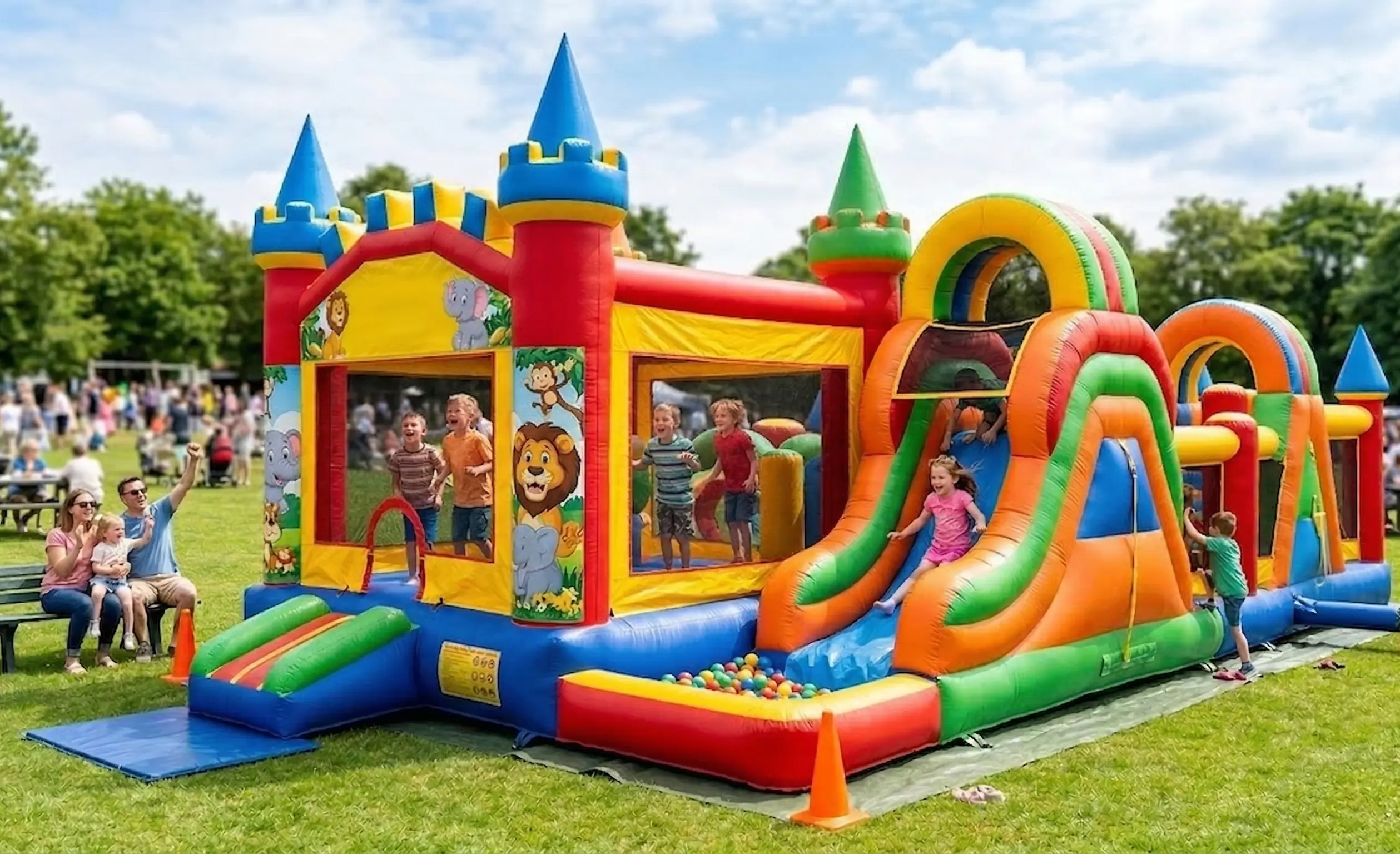 İstanbul kiralık şişme oyun parkurları ve çocuk zıpzıpları - Güvenli ve eğlenceli şişme oyuncak kiralama hizmeti